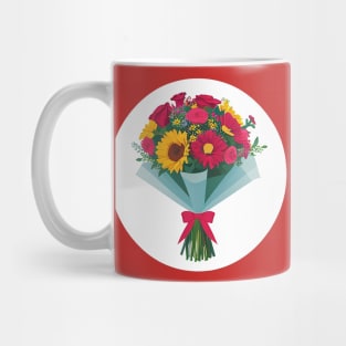 Bouquet of Assorted Flowers Mug